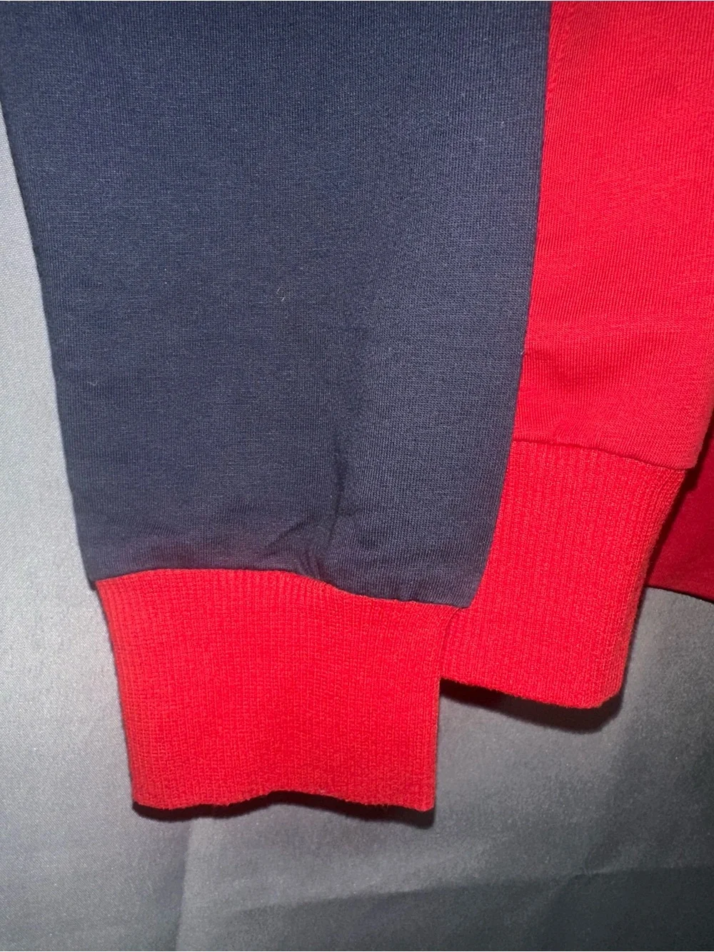 Lacoste Red, Navy & White Full-Zip Track Jacket